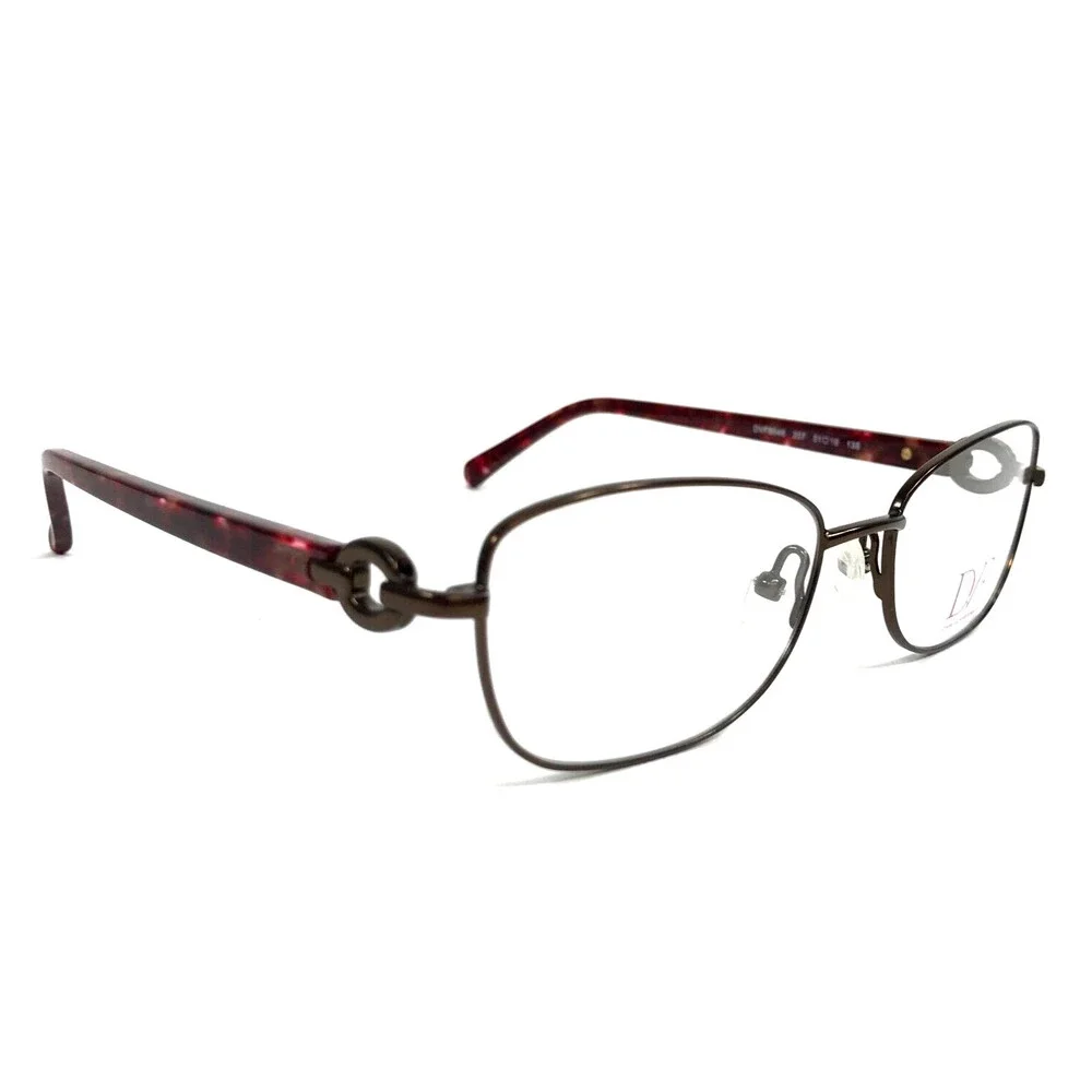 Diane Von Furstenberg Eyeglasses Frames DVF8046 207 Bronze Burgundy 51-16-135